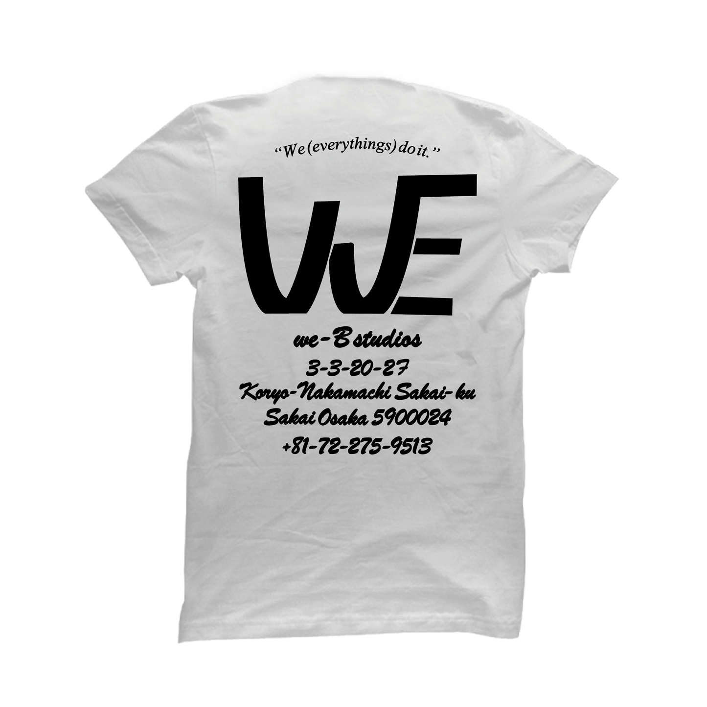 Address T-shirt Back