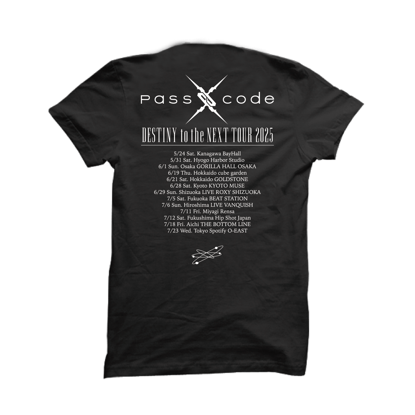 DESTINY to the NEXT T-shirt back