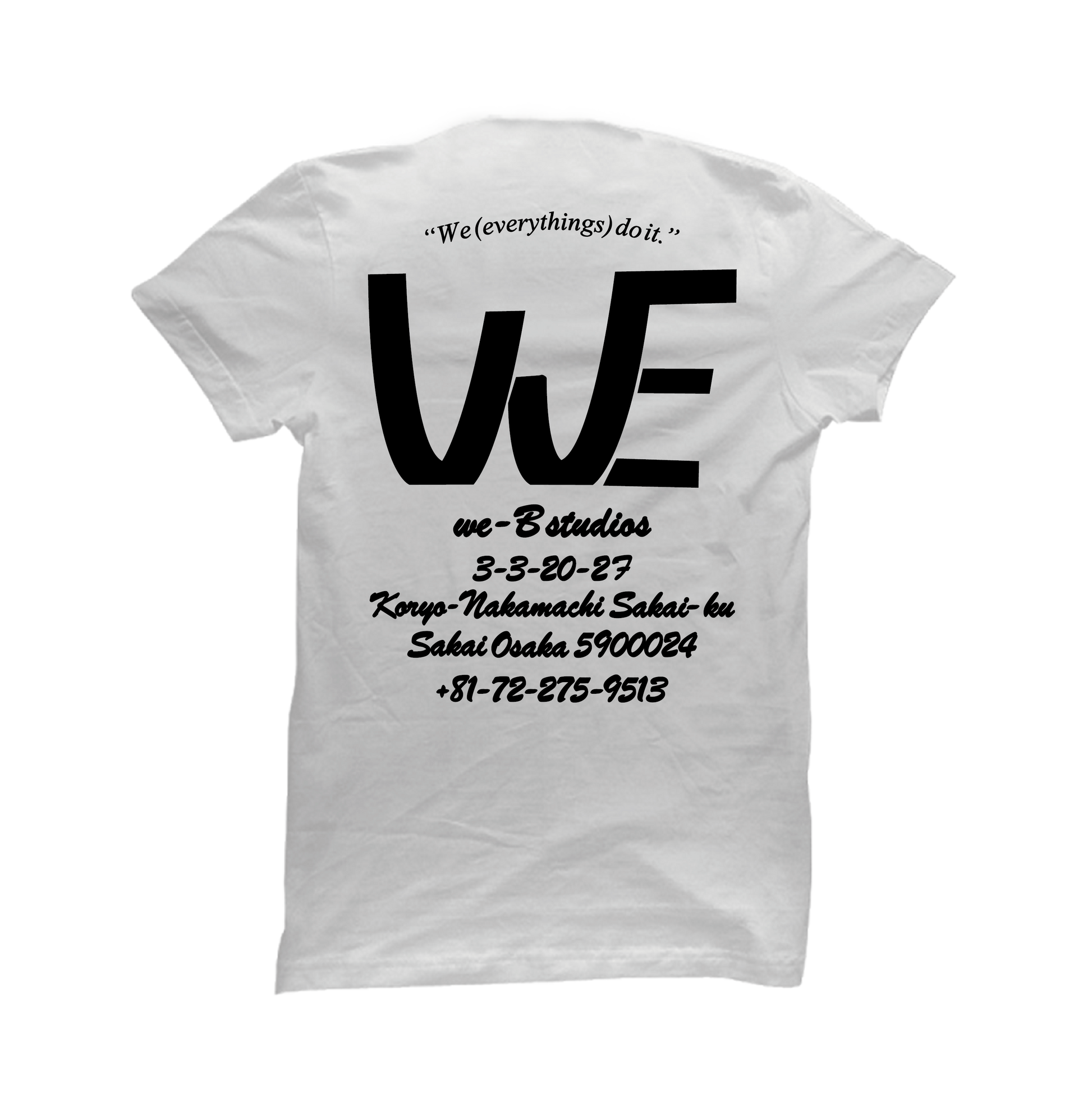 Address T-shirt Back